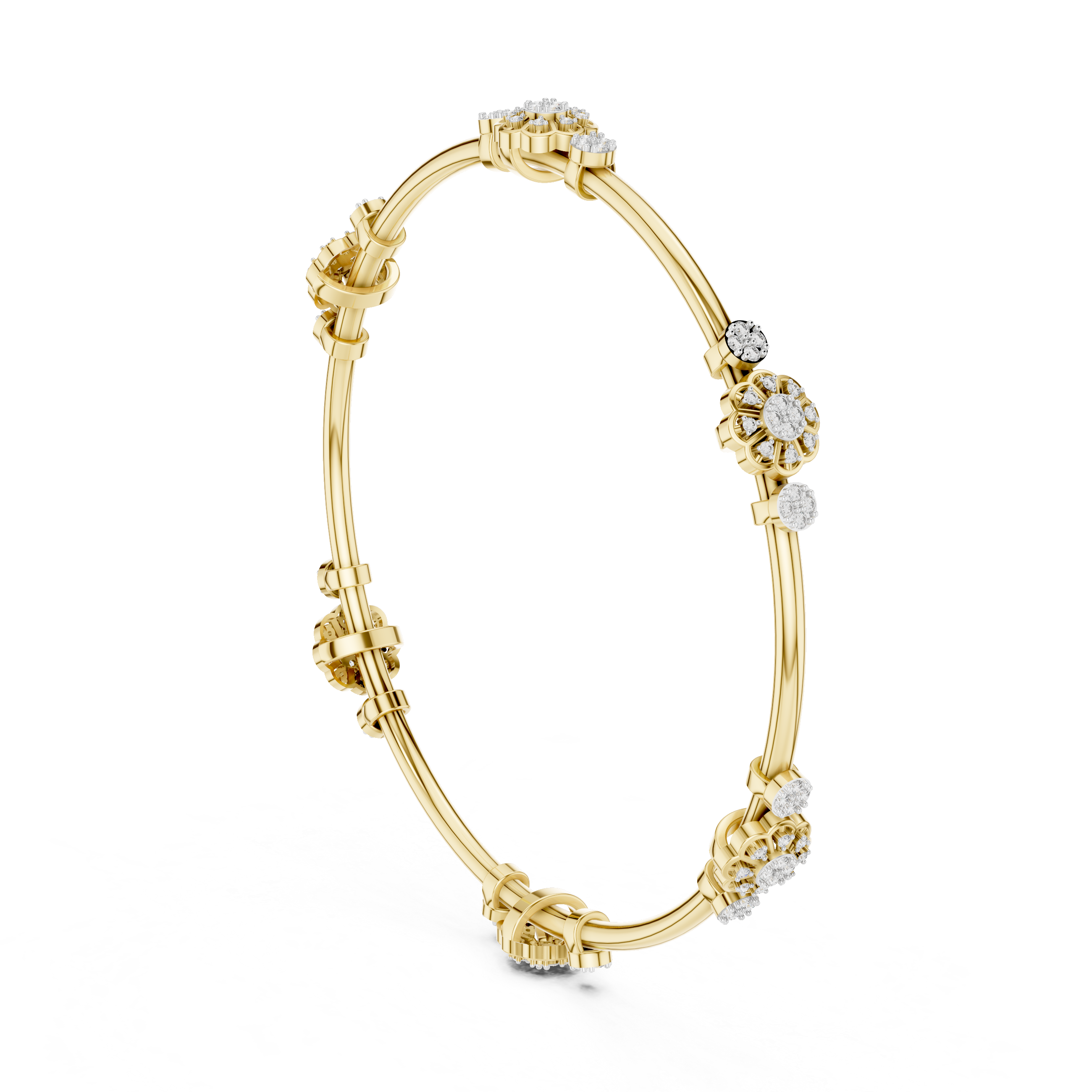 Enchanting allure Lab grown diamond Bracelet