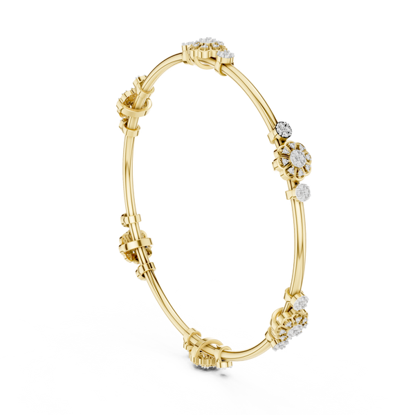 Enchanting allure Lab grown diamond Bracelet