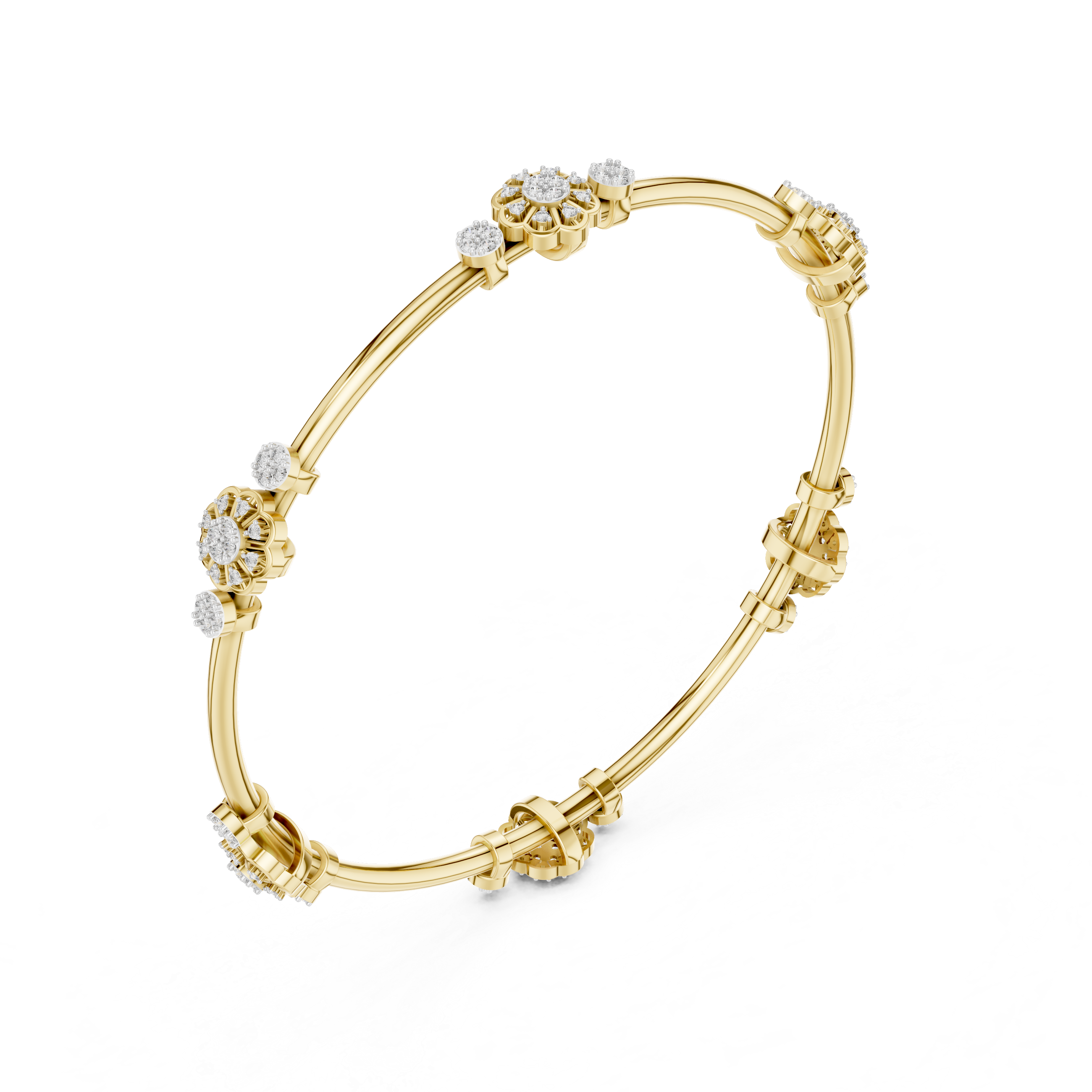 Enchanting allure Lab grown diamond Bracelet