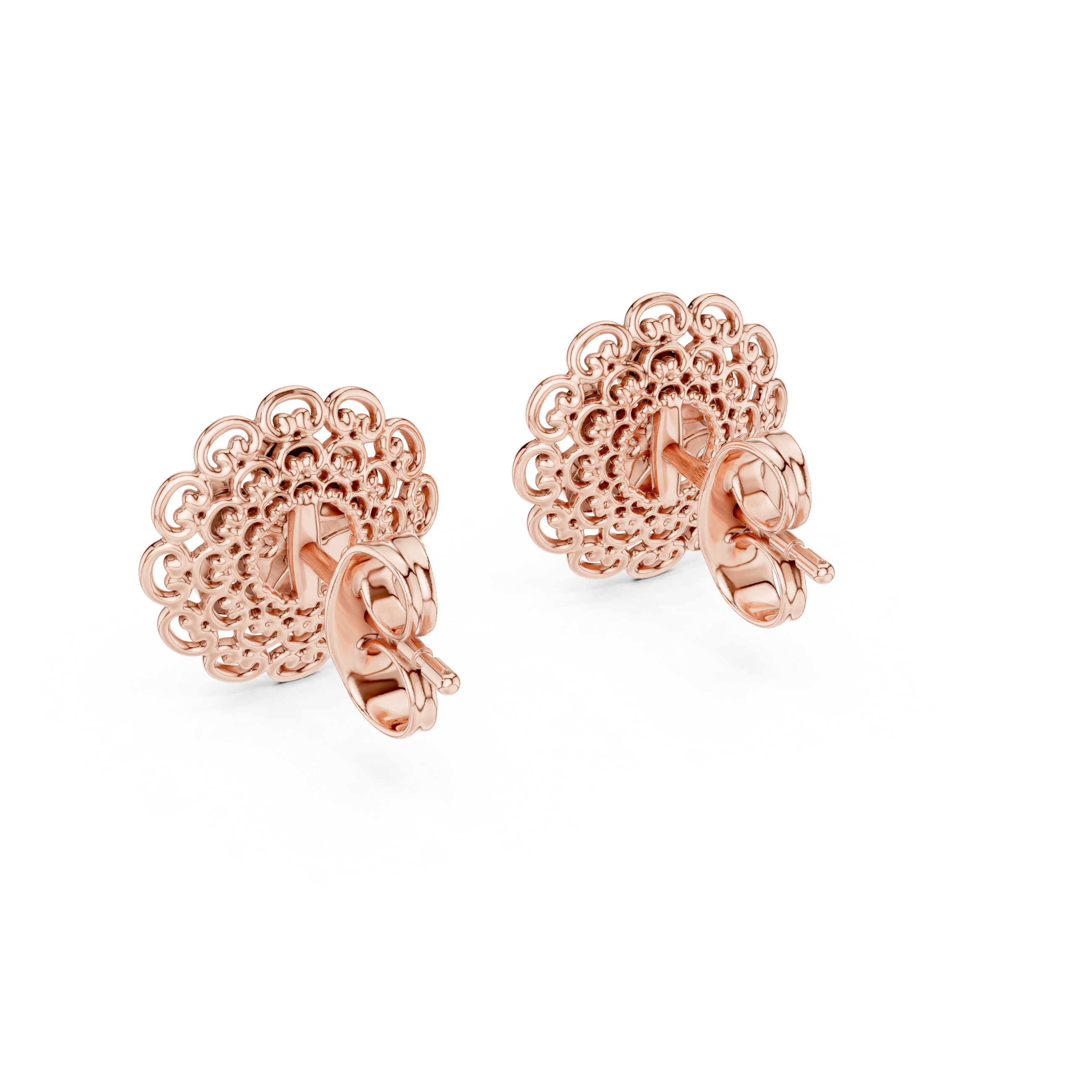 Whimsical Lab grown diamond Earrings pair