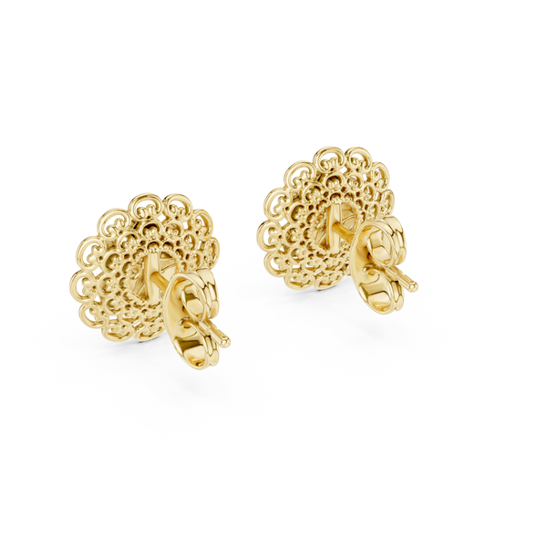 Whimsical Lab grown diamond Earrings pair