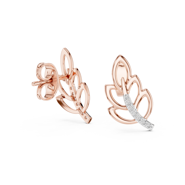 Vivid Lab grown diamond Earrings design