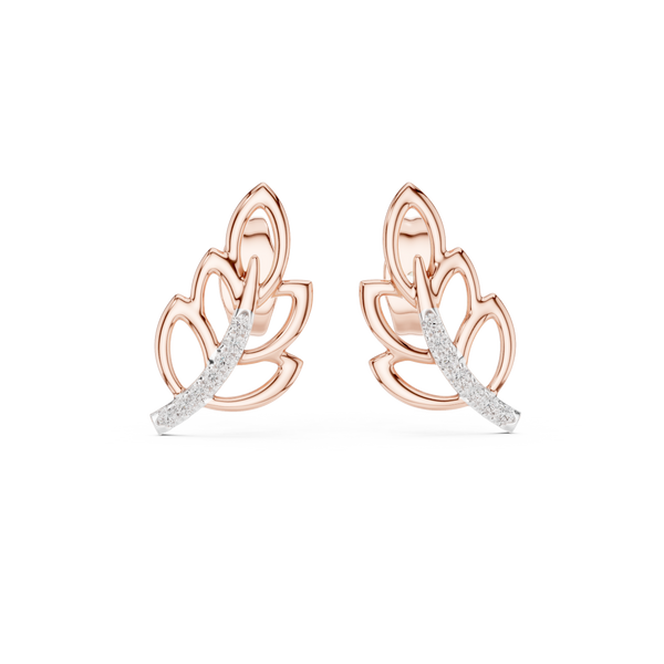 Vivid Lab grown diamond Earrings design