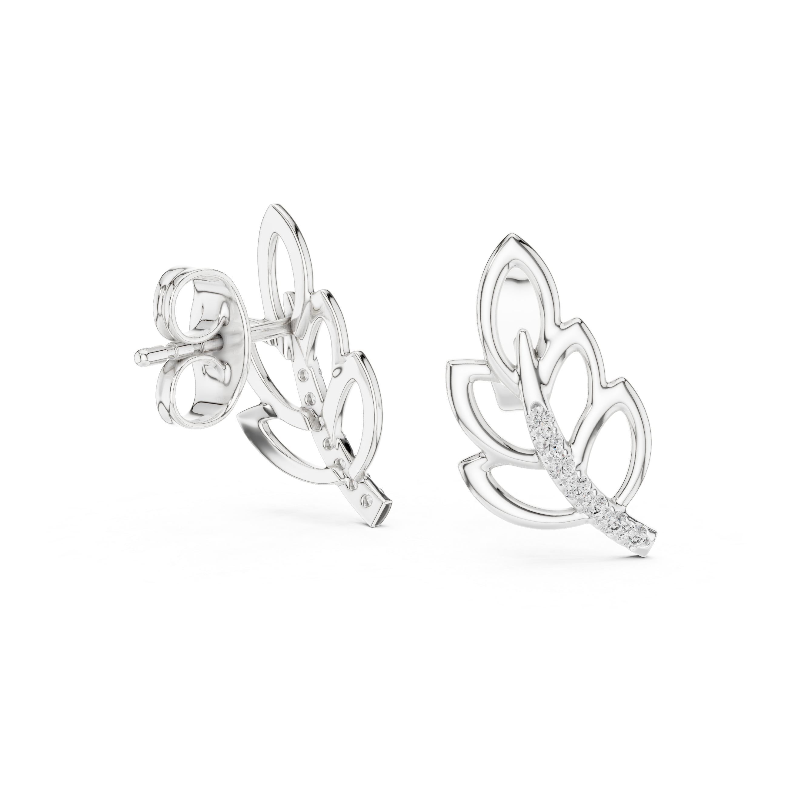 Vivid Lab grown diamond Earrings design