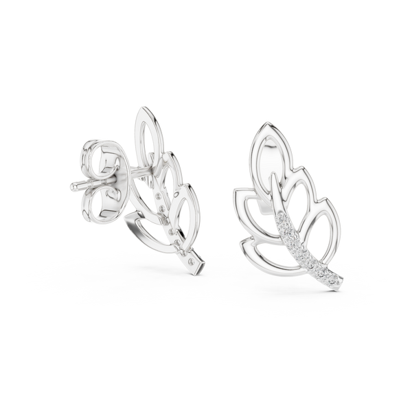 Vivid Lab grown diamond Earrings design