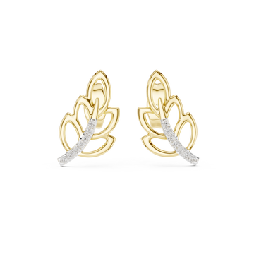 Vivid Lab grown diamond Earrings design