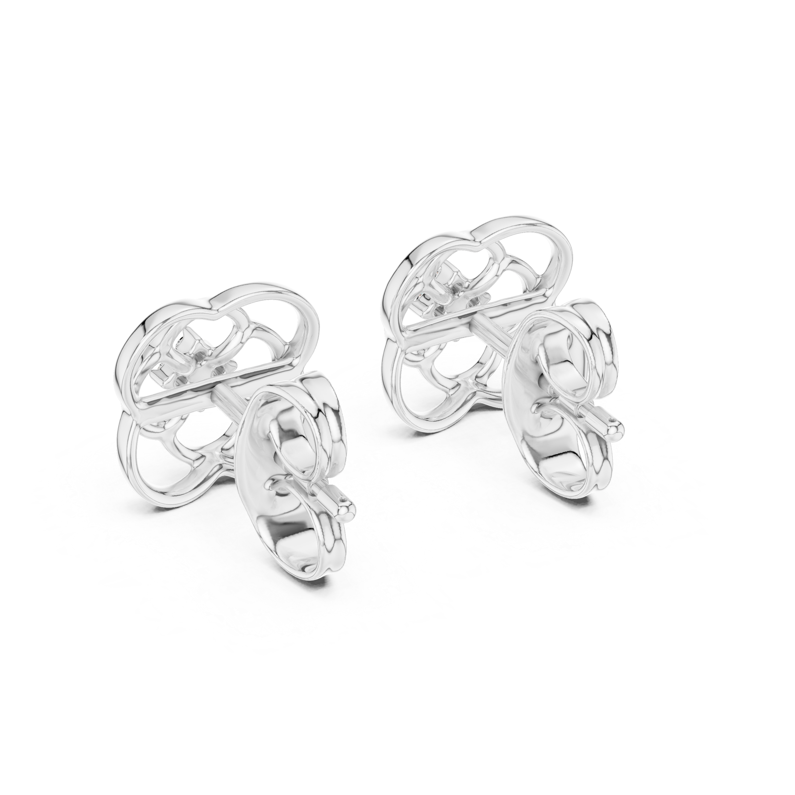 Shimmering Lab grown diamond Earrings pair