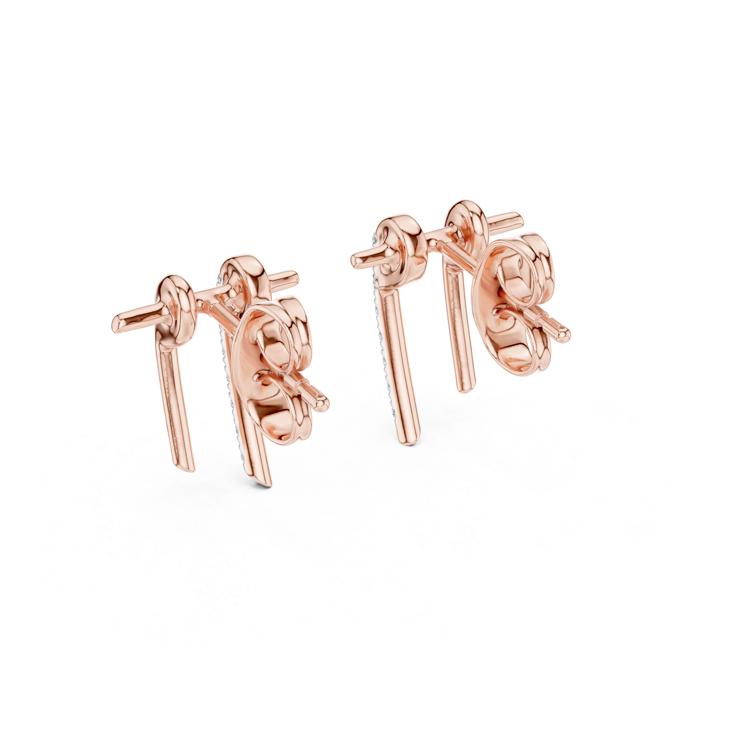 Gleaming Lab grown diamond Earrings set