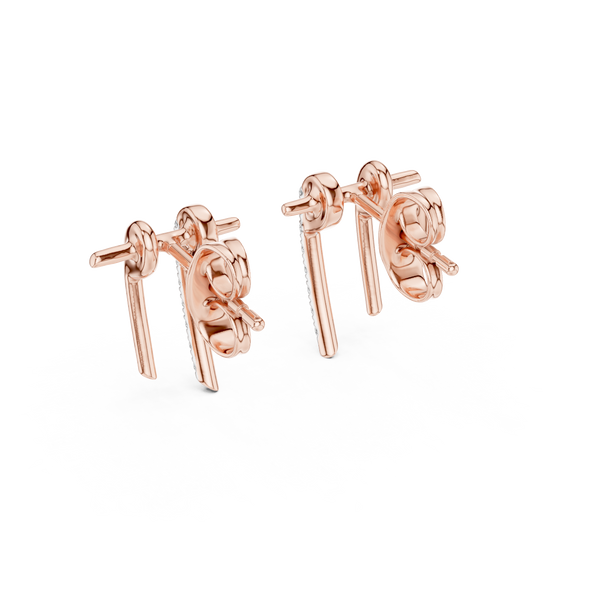 Gleaming Lab grown diamond Earrings set