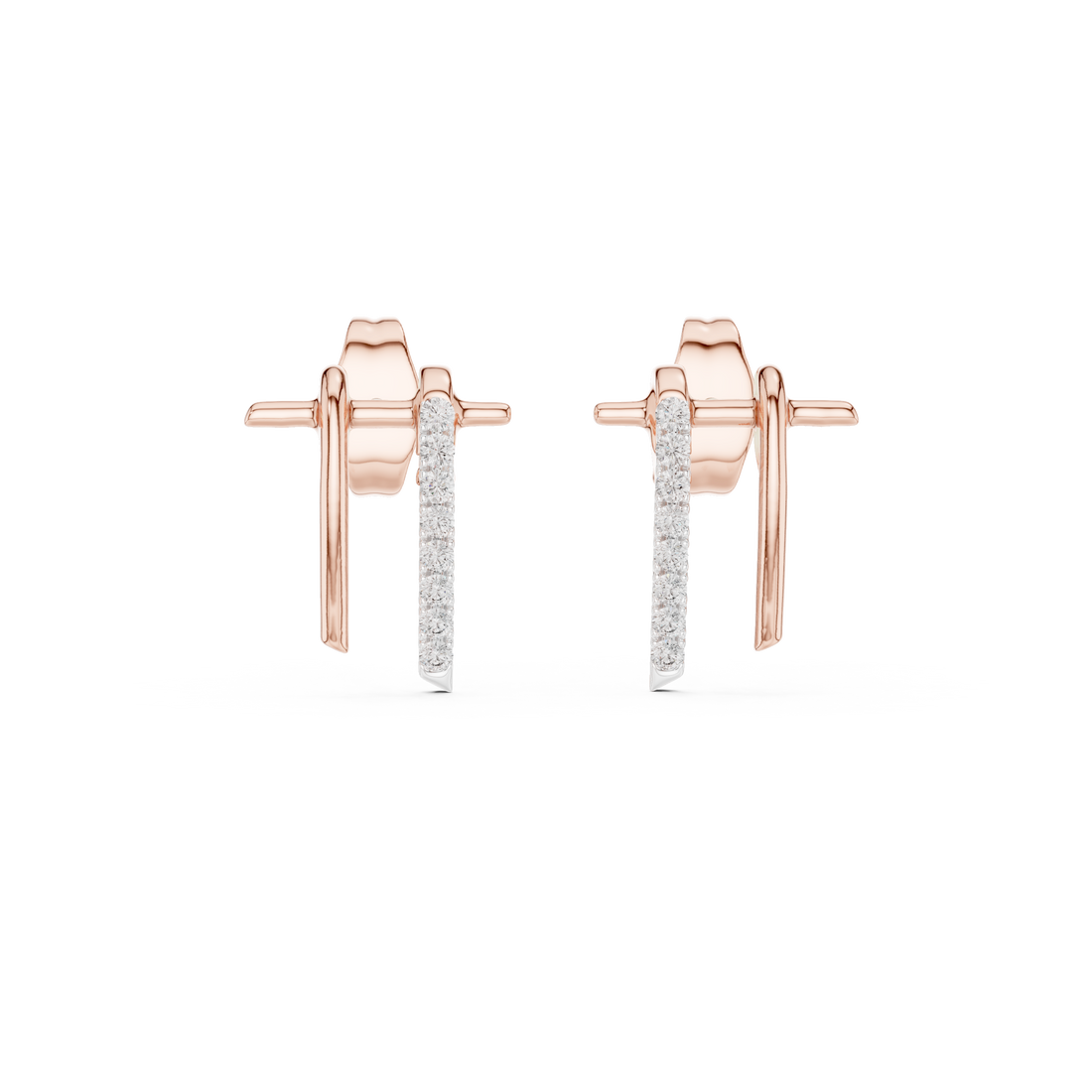 Gleaming Lab grown diamond Earrings set