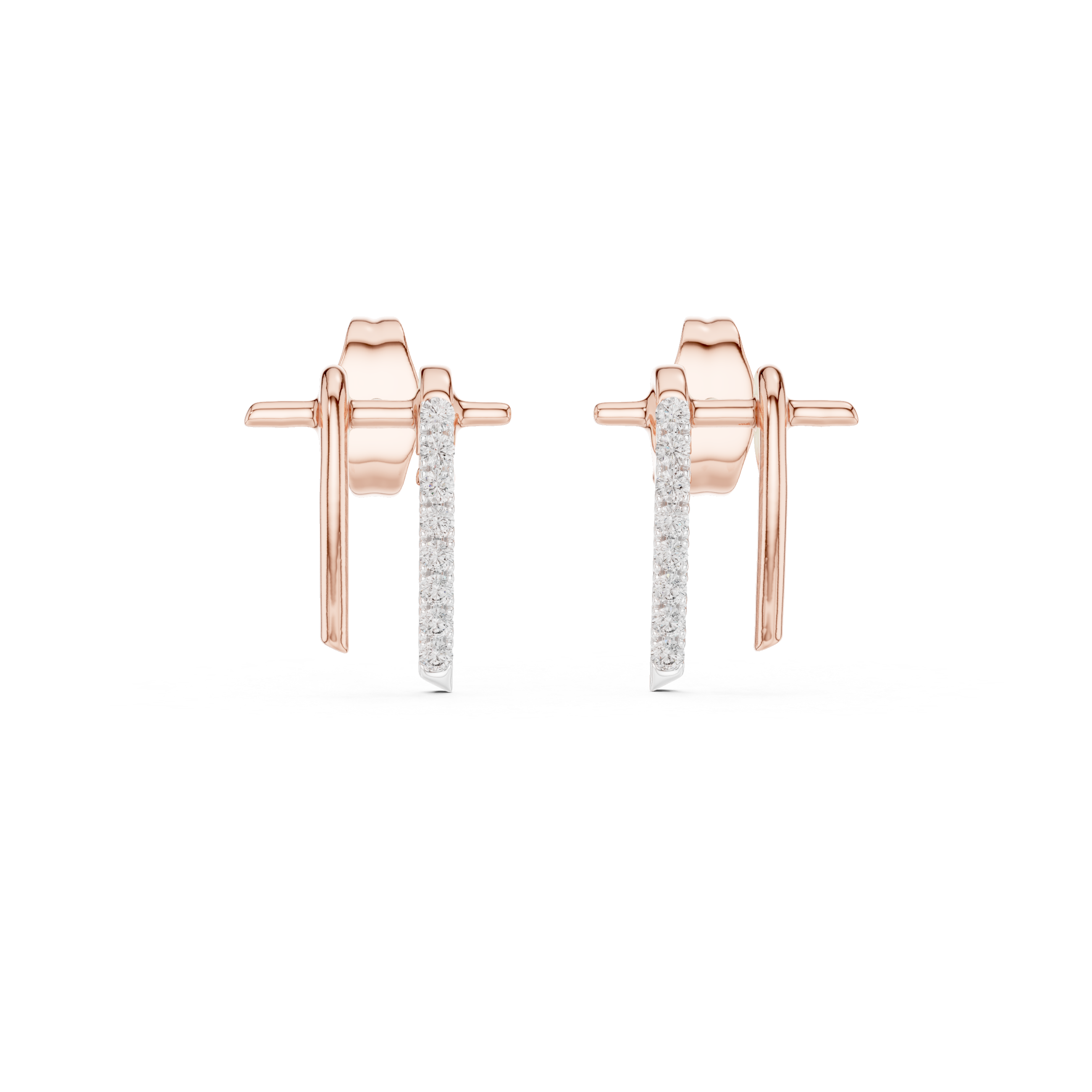 Gleaming Lab grown diamond Earrings set