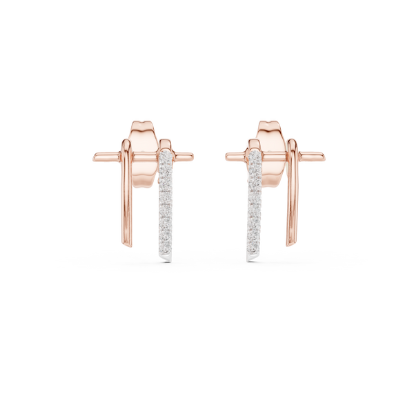 Gleaming Lab grown diamond Earrings set