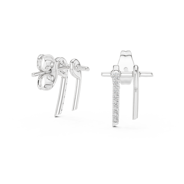 Gleaming Lab grown diamond Earrings set