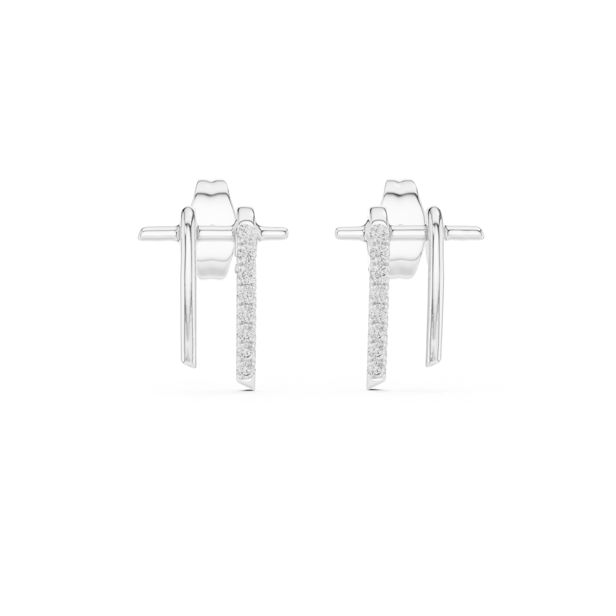 Gleaming Lab grown diamond Earrings set
