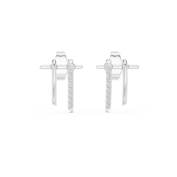 Gleaming Lab grown diamond Earrings set