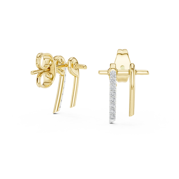 Gleaming Lab grown diamond Earrings set