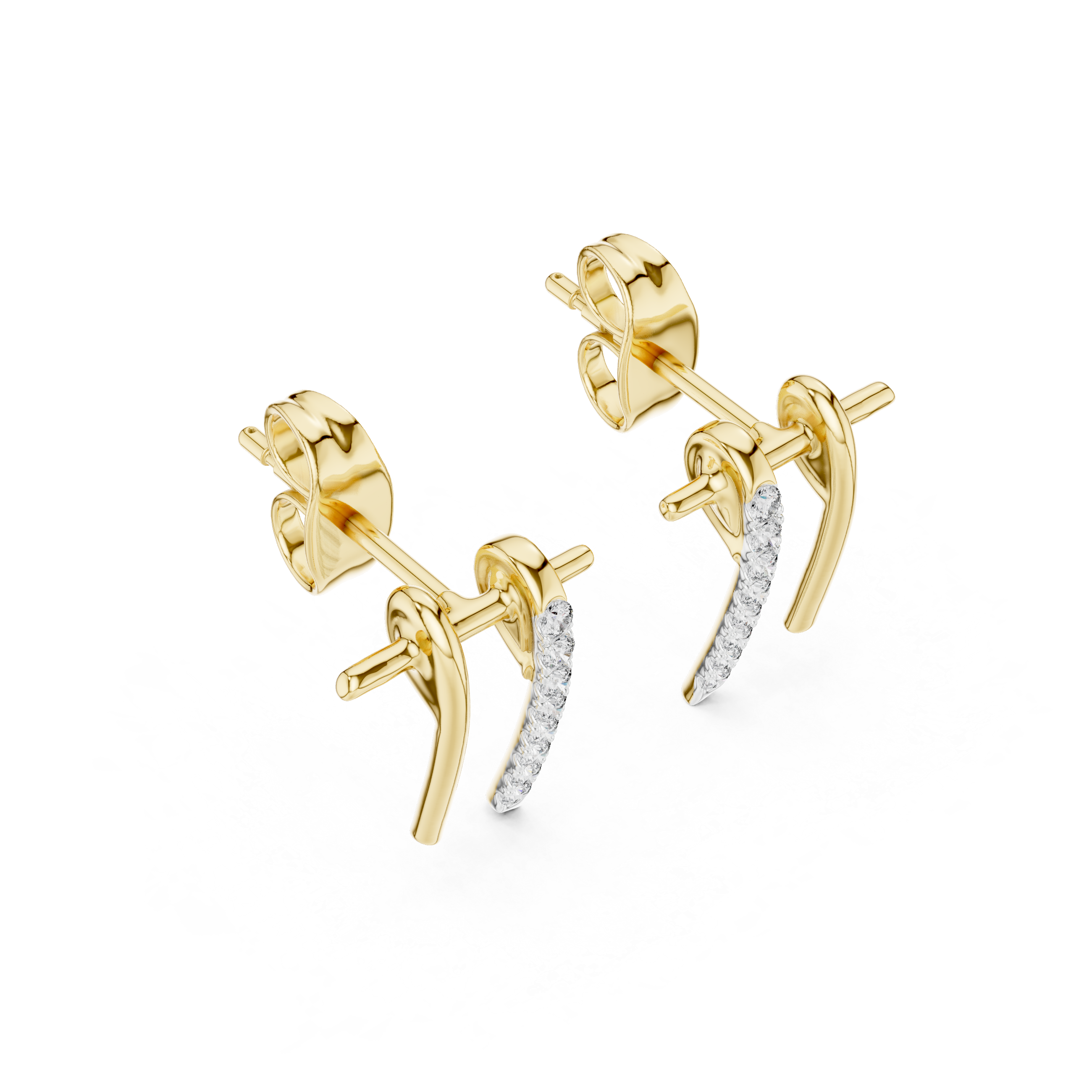 Gleaming Lab grown diamond Earrings set