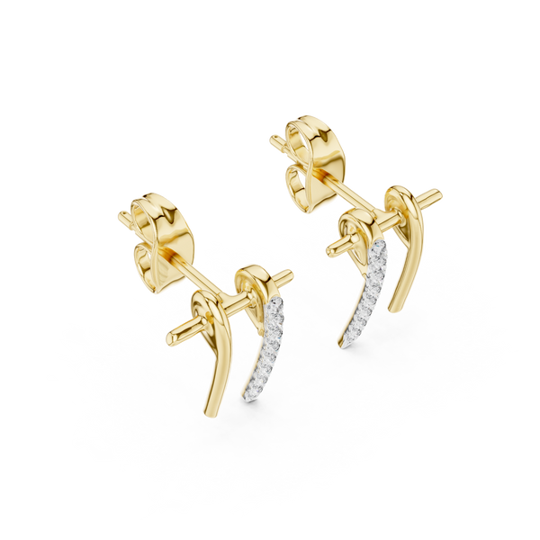 Gleaming Lab grown diamond Earrings set