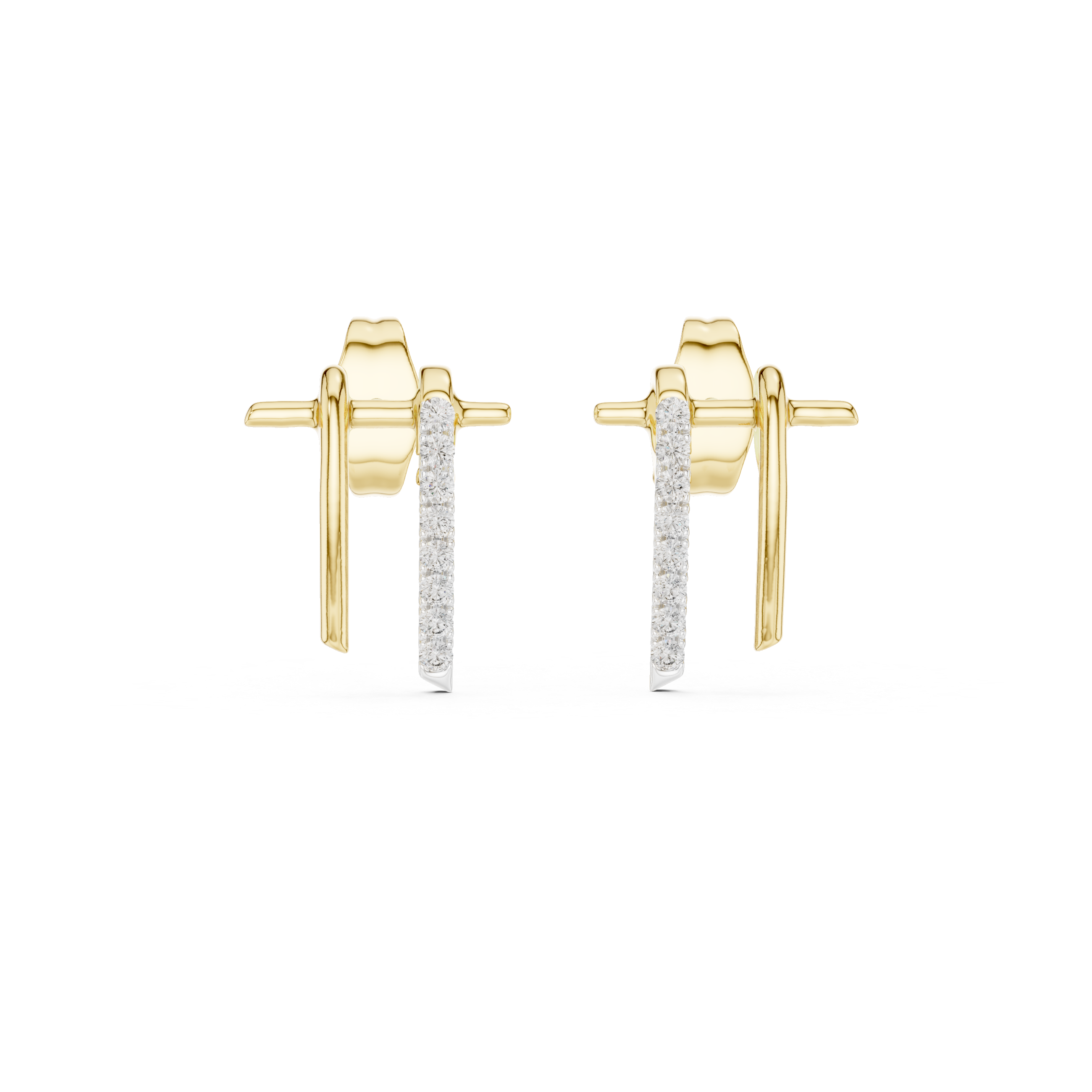 Gleaming Lab grown diamond Earrings set