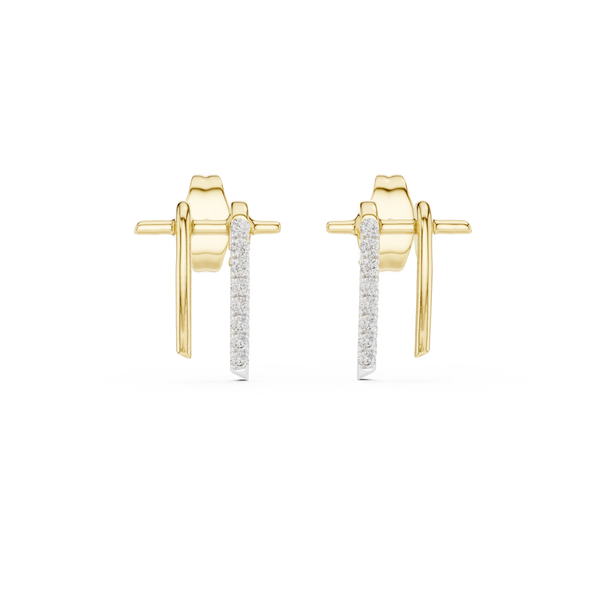Gleaming Lab grown diamond Earrings set