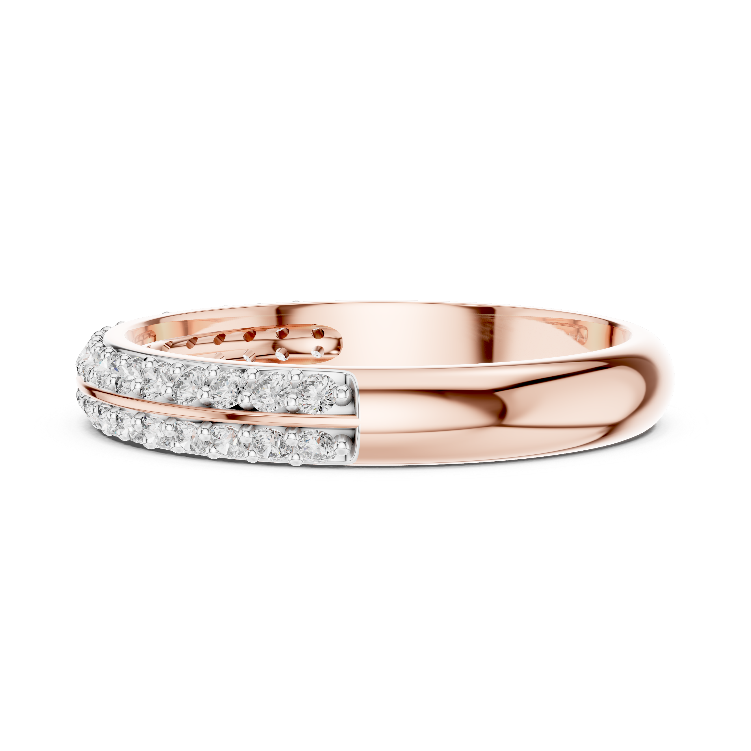 Extraordinary Lab grown diamond Rings band