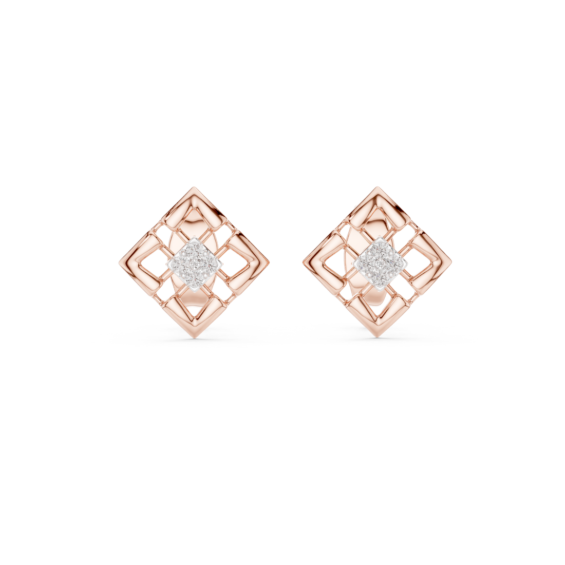Lush Lab grown diamond Earrings motif