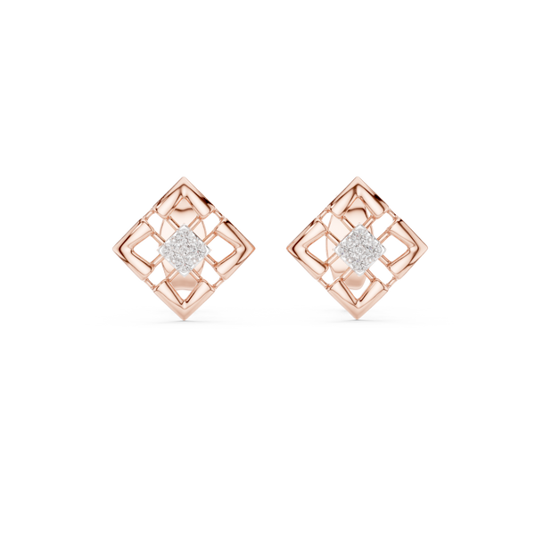 Lush Lab grown diamond Earrings motif