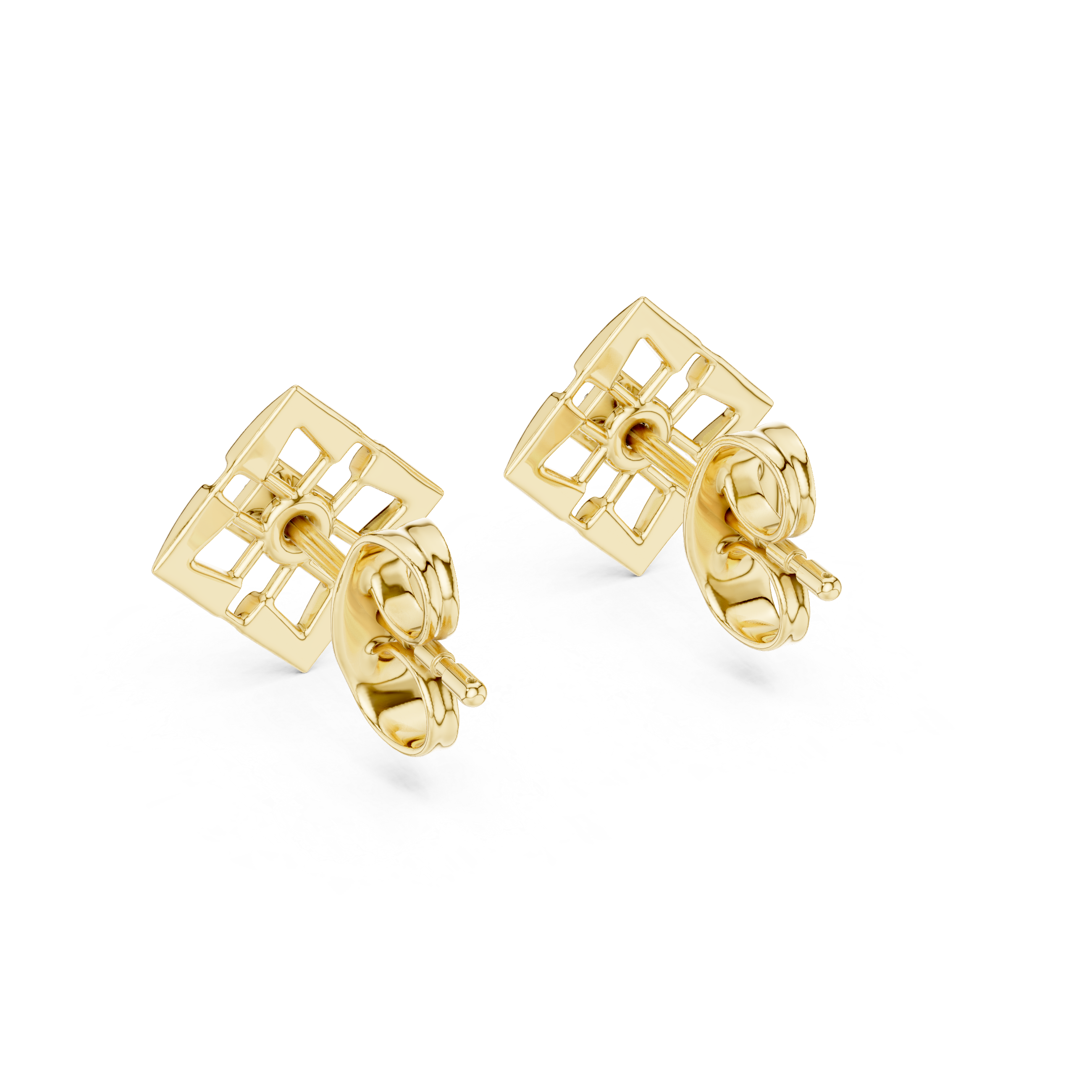 Lush Lab grown diamond Earrings motif