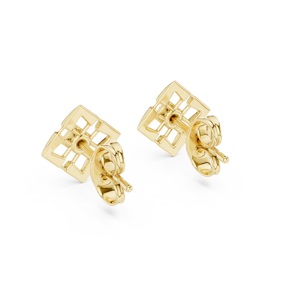 Lush Lab grown diamond Earrings motif