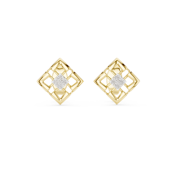 Lush Lab grown diamond Earrings motif