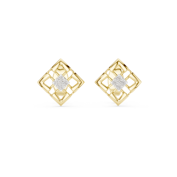 Lush Lab grown diamond Earrings motif