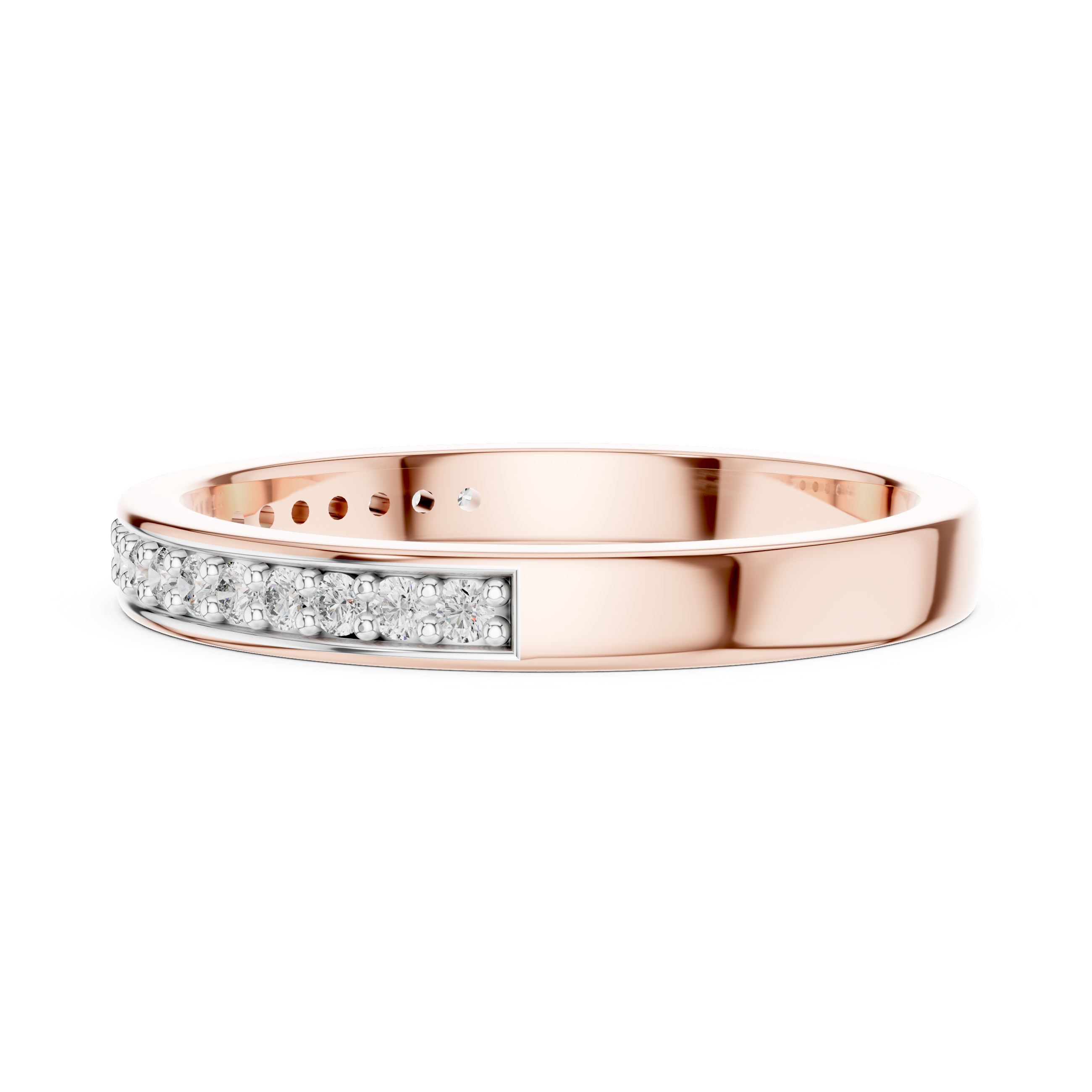 Stately Lab grown diamond Rings band
