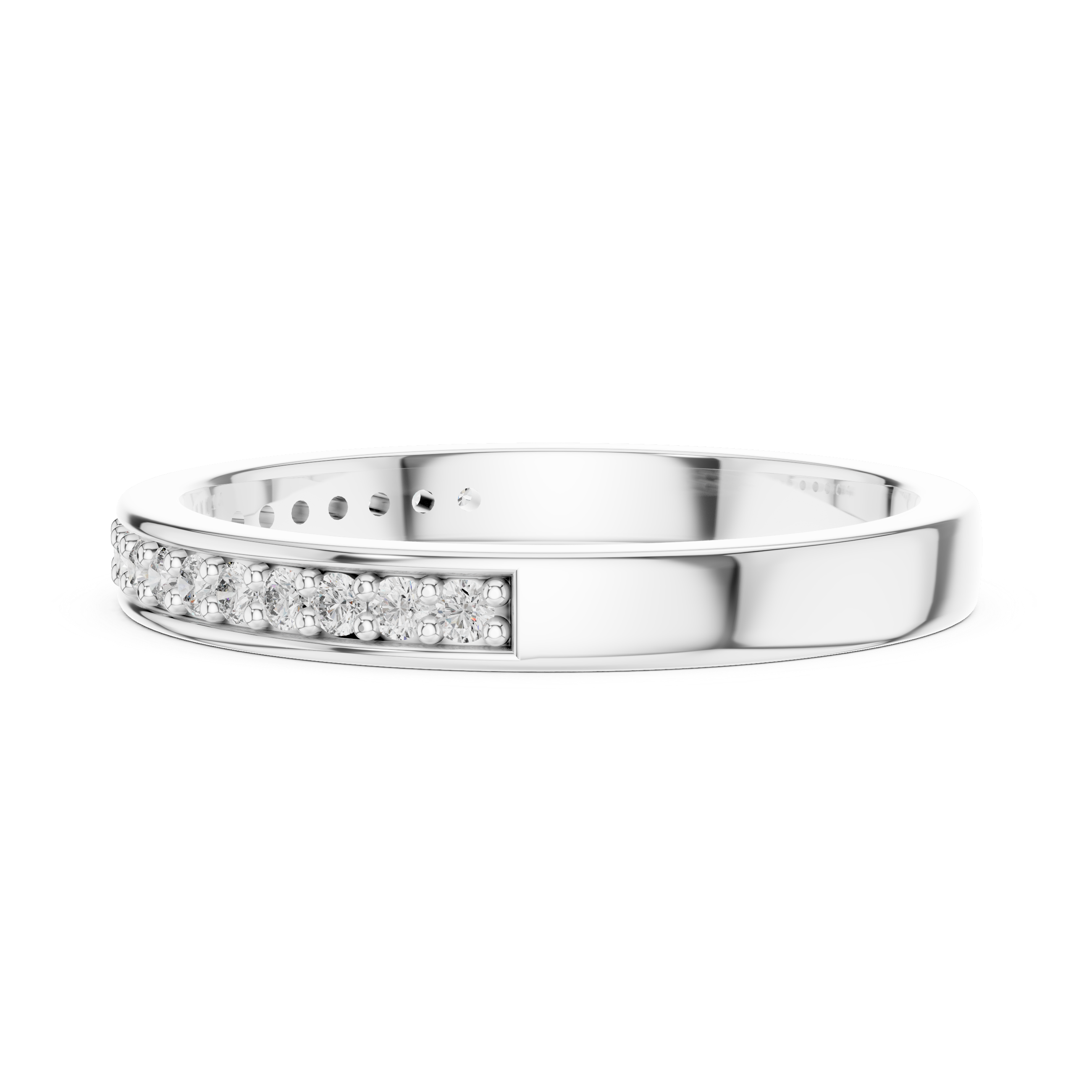 Stately Lab grown diamond Rings band