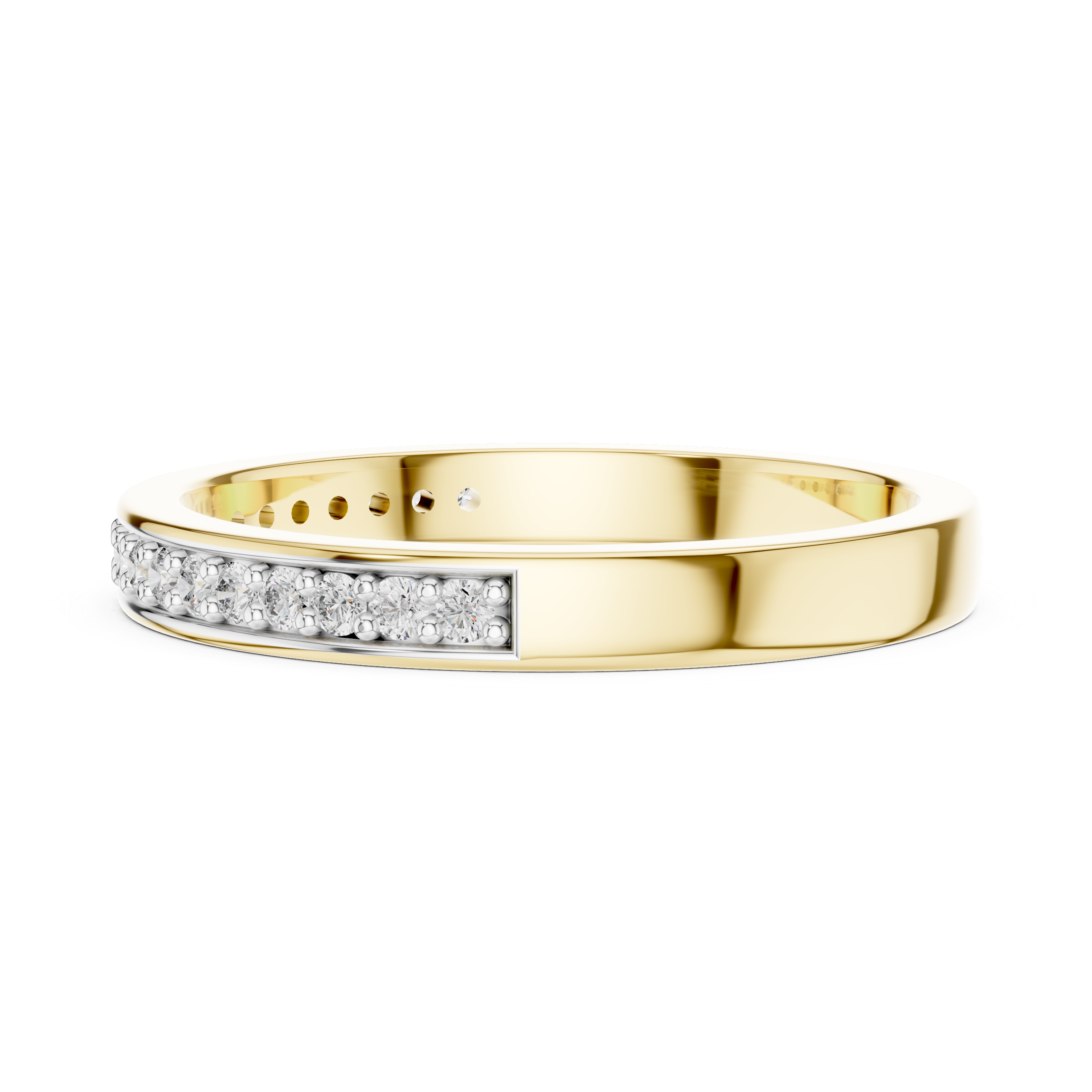 Stately Lab grown diamond Rings band