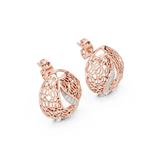 Hypnotic Lab grown diamond Earrings pair
