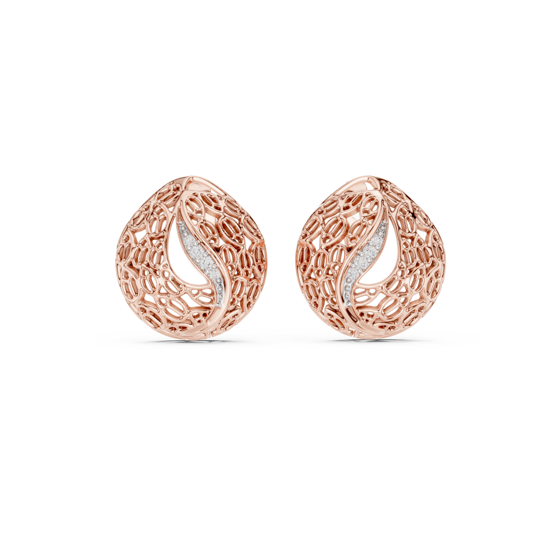 Hypnotic Lab grown diamond Earrings pair