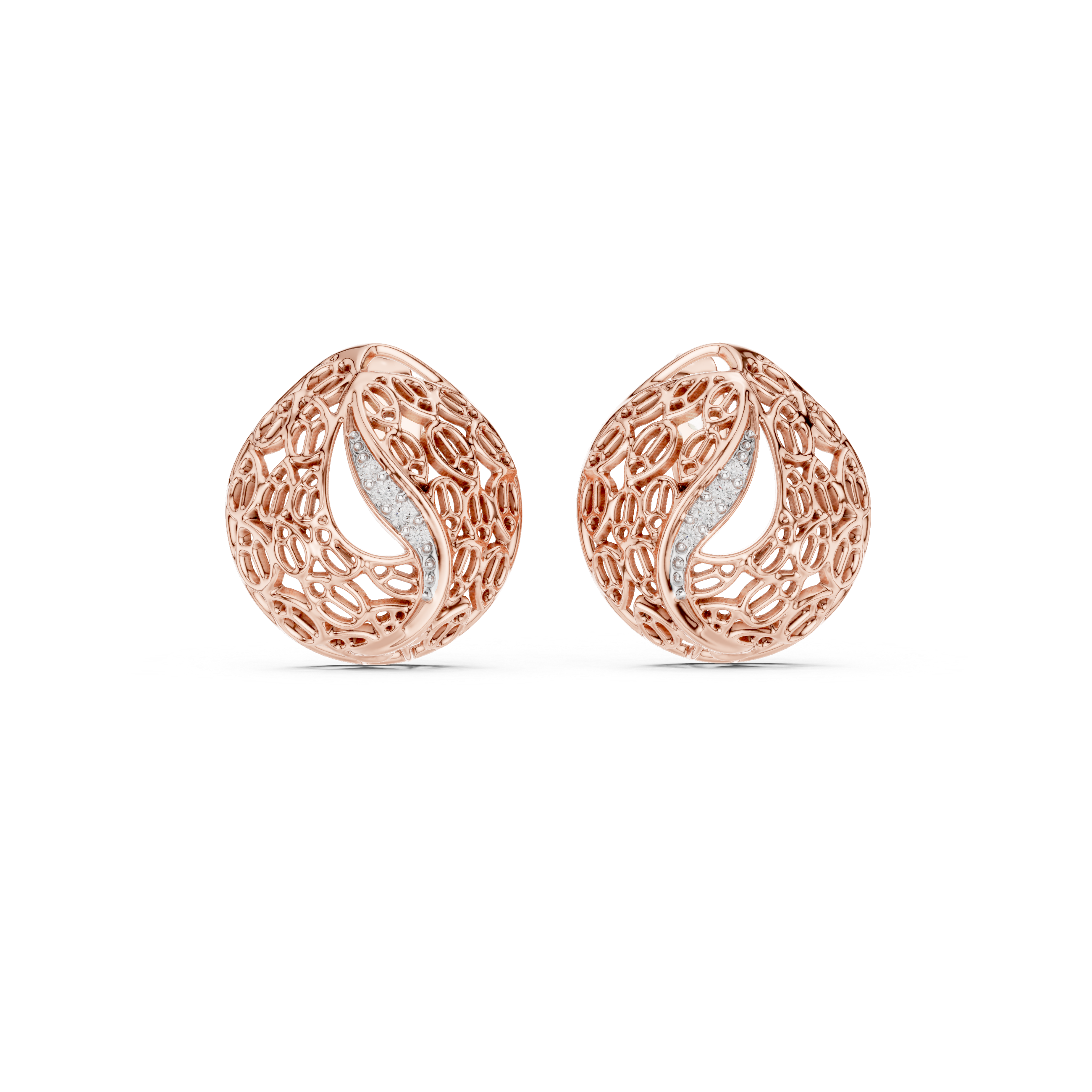 Hypnotic Lab grown diamond Earrings pair