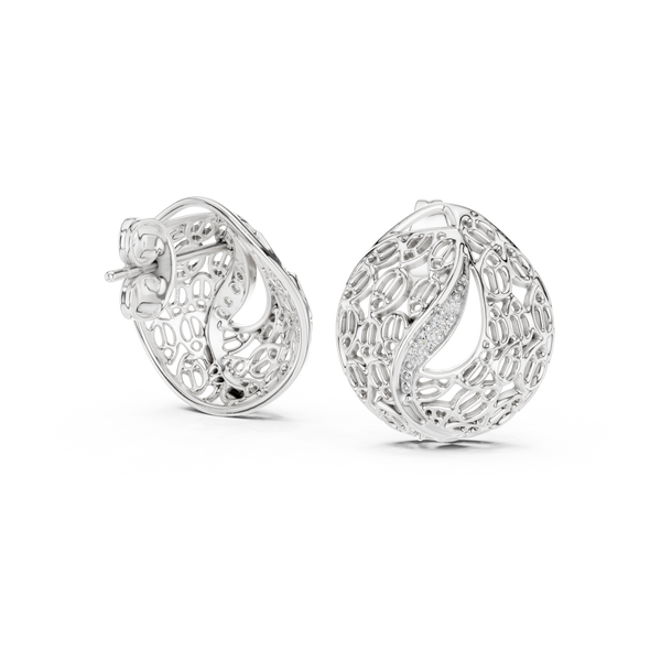 Hypnotic Lab grown diamond Earrings pair