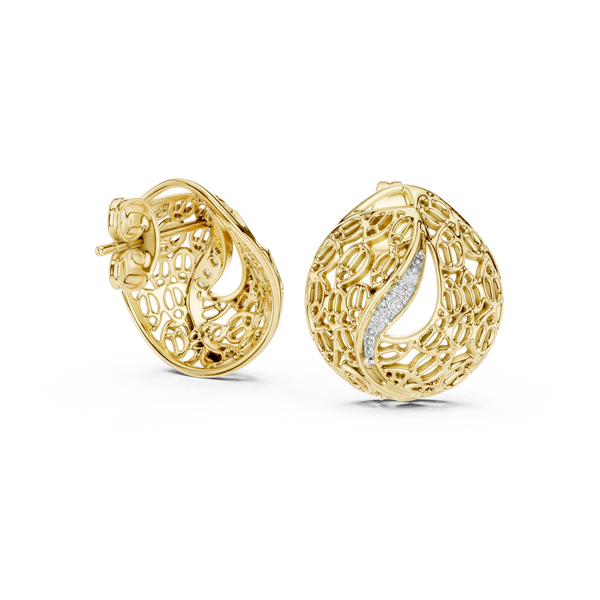Hypnotic Lab grown diamond Earrings pair