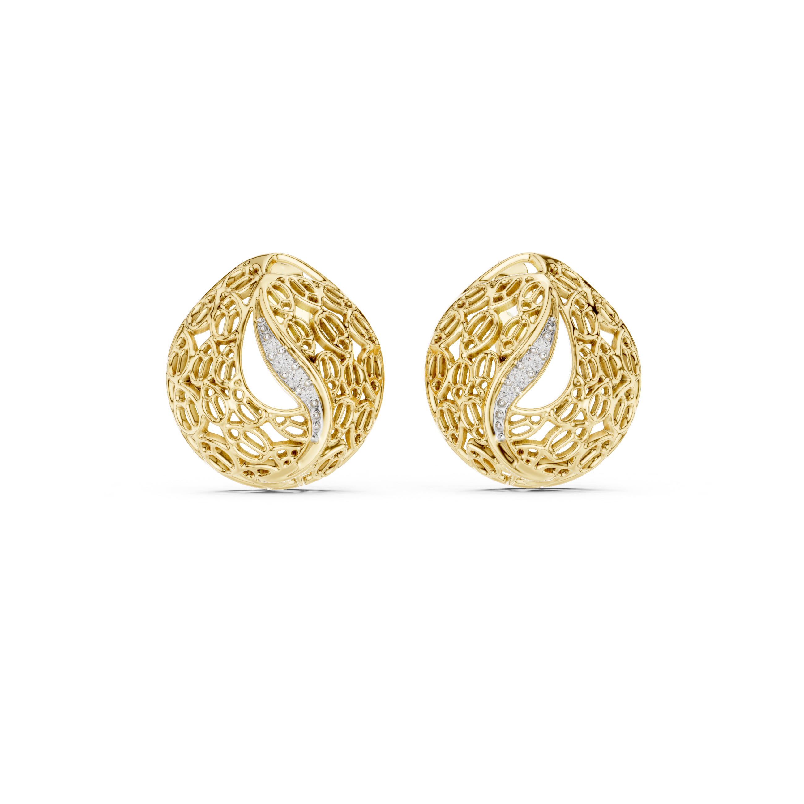 Hypnotic Lab grown diamond Earrings pair