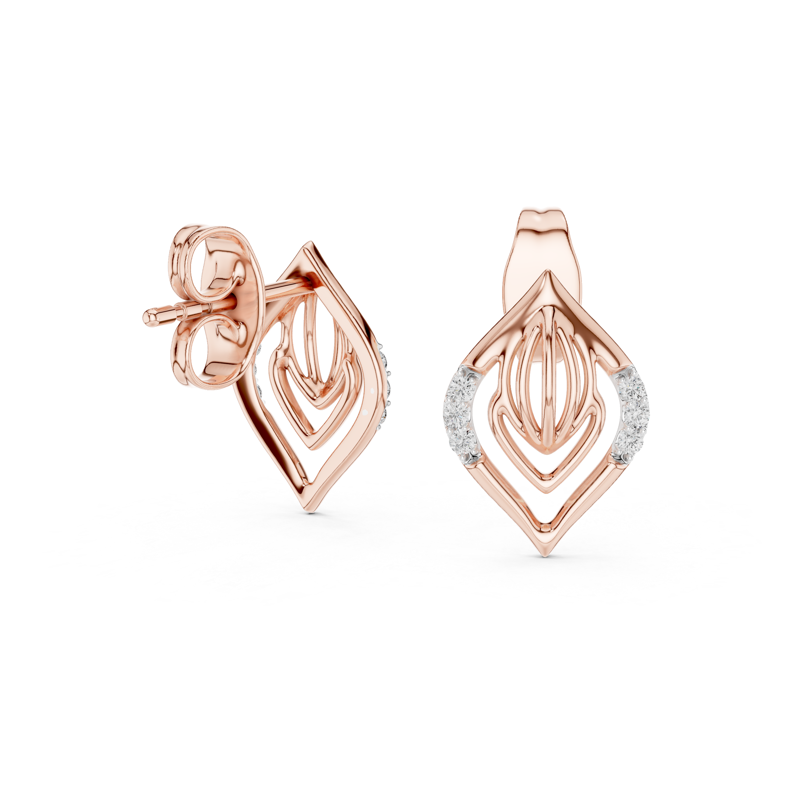Impeccable Lab grown diamond Earrings motif