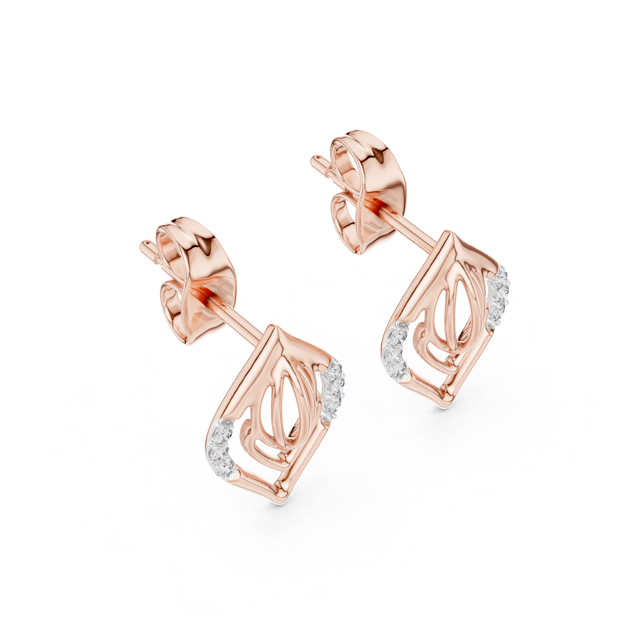 Impeccable Lab grown diamond Earrings motif