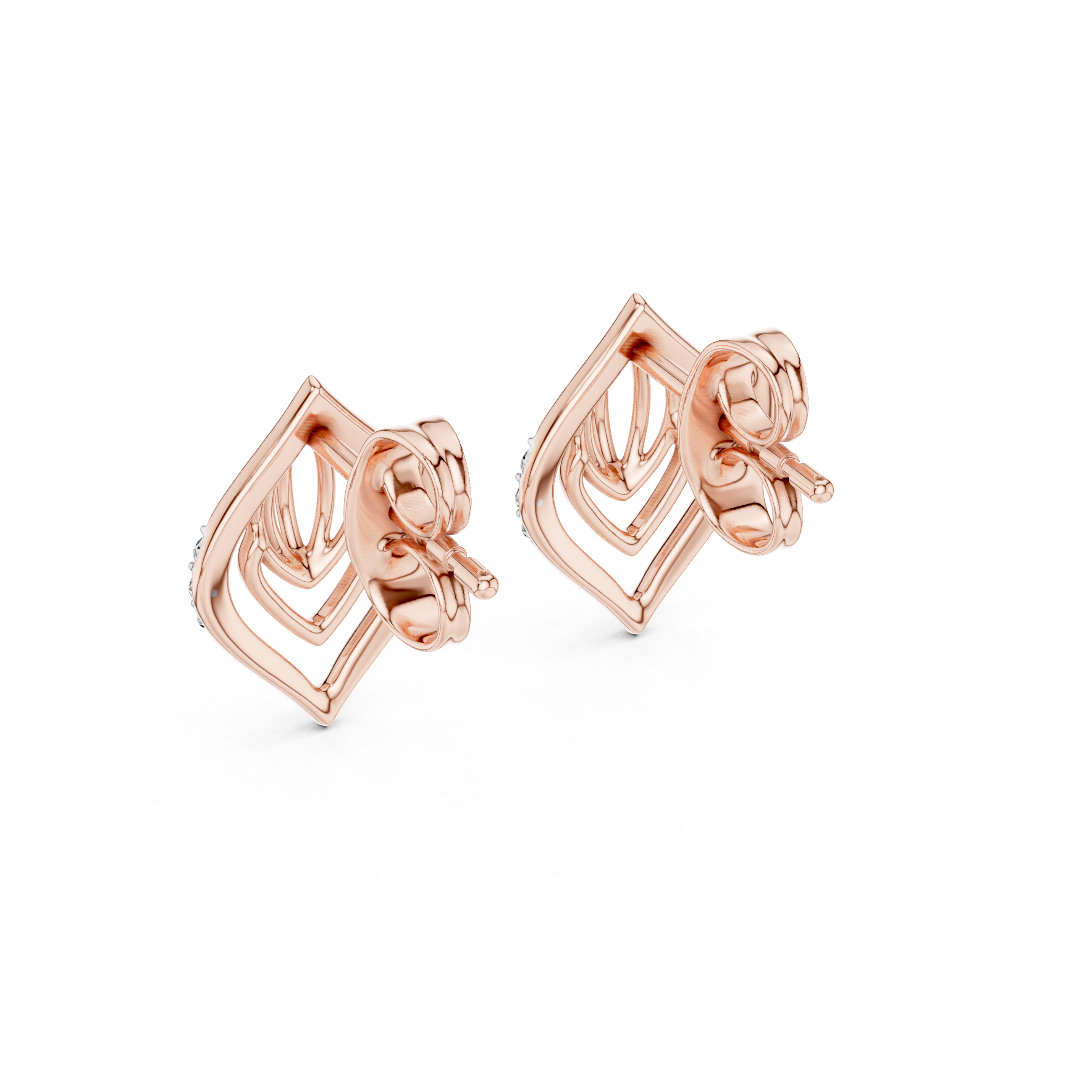 Impeccable Lab grown diamond Earrings motif