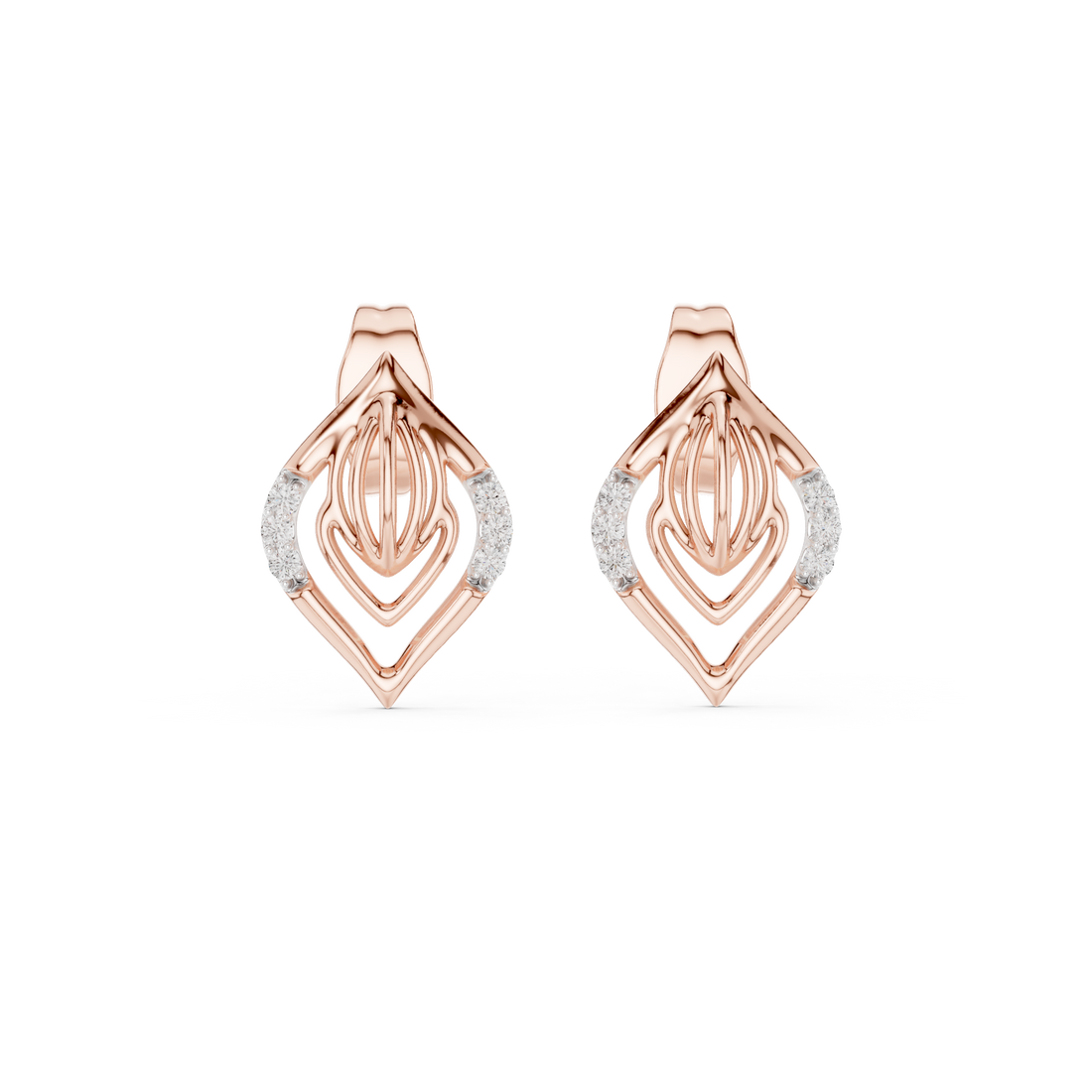 Impeccable Lab grown diamond Earrings motif