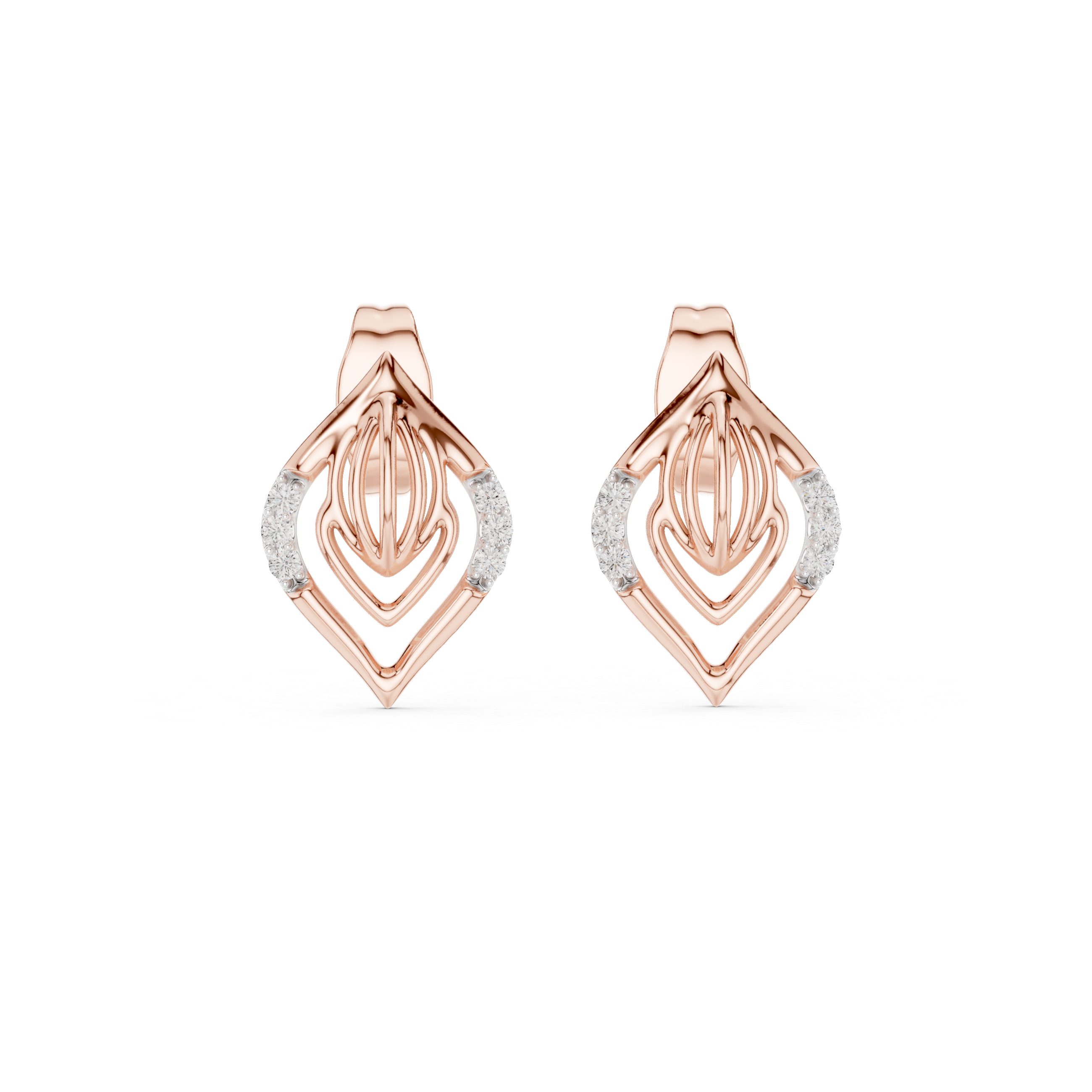 Impeccable Lab grown diamond Earrings motif
