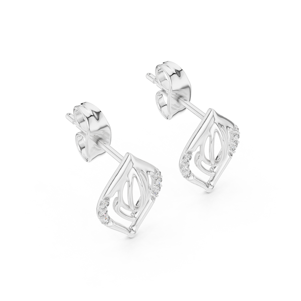 Impeccable Lab grown diamond Earrings motif