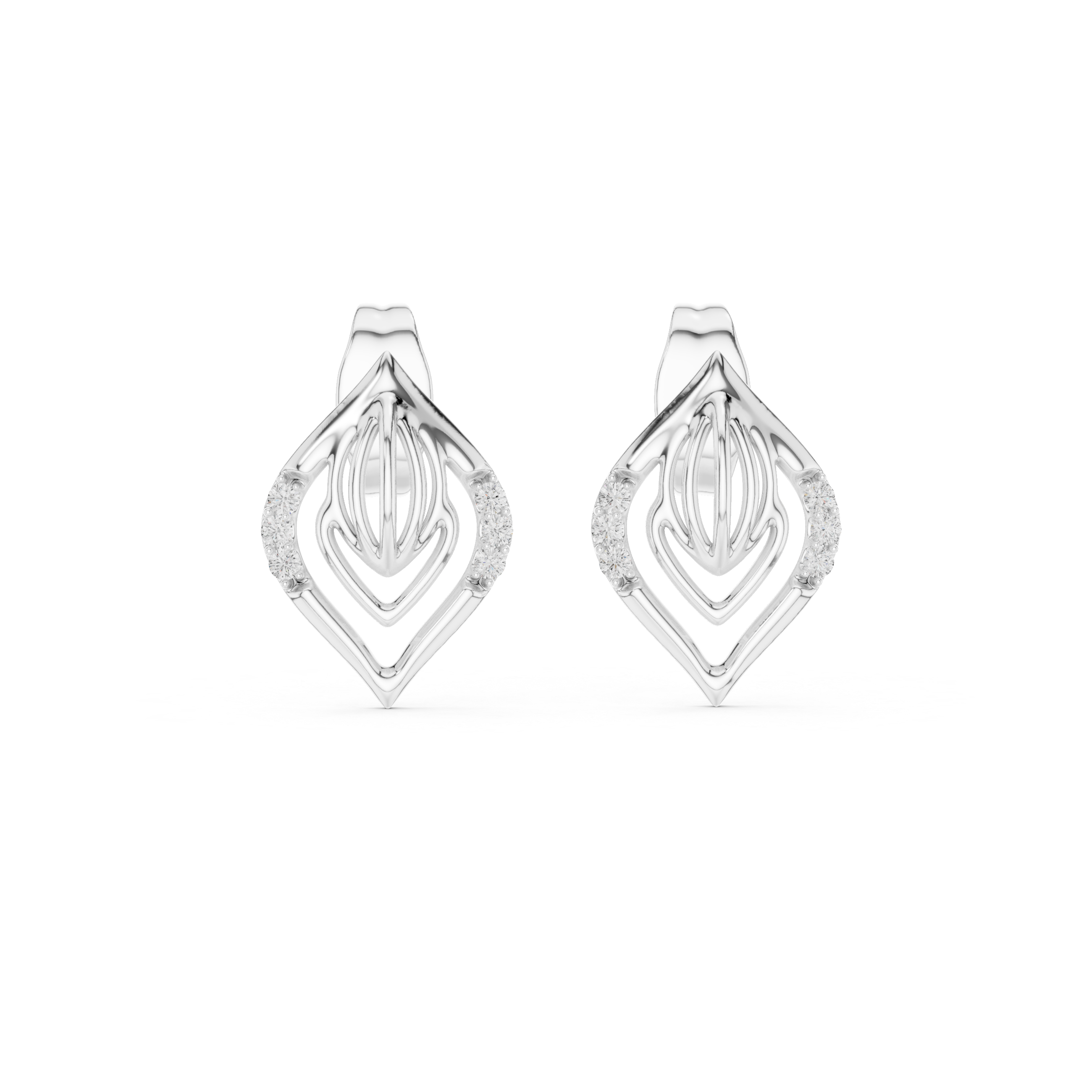 Impeccable Lab grown diamond Earrings motif