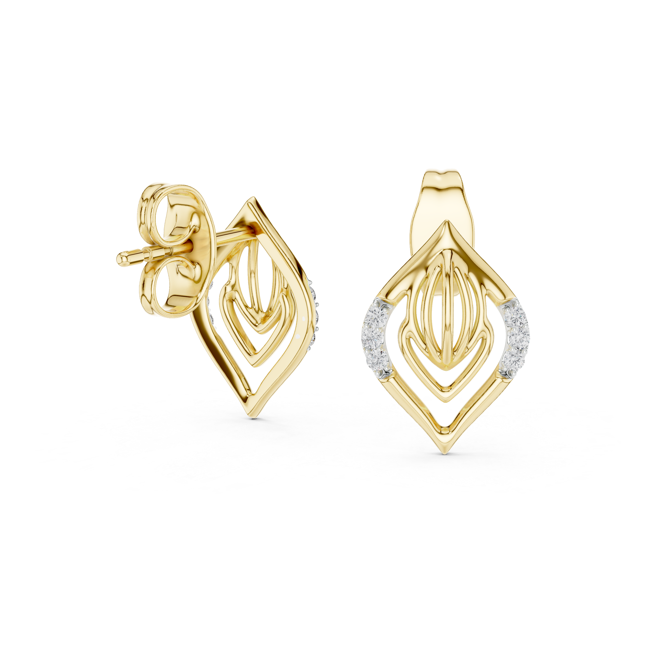 Impeccable Lab grown diamond Earrings motif