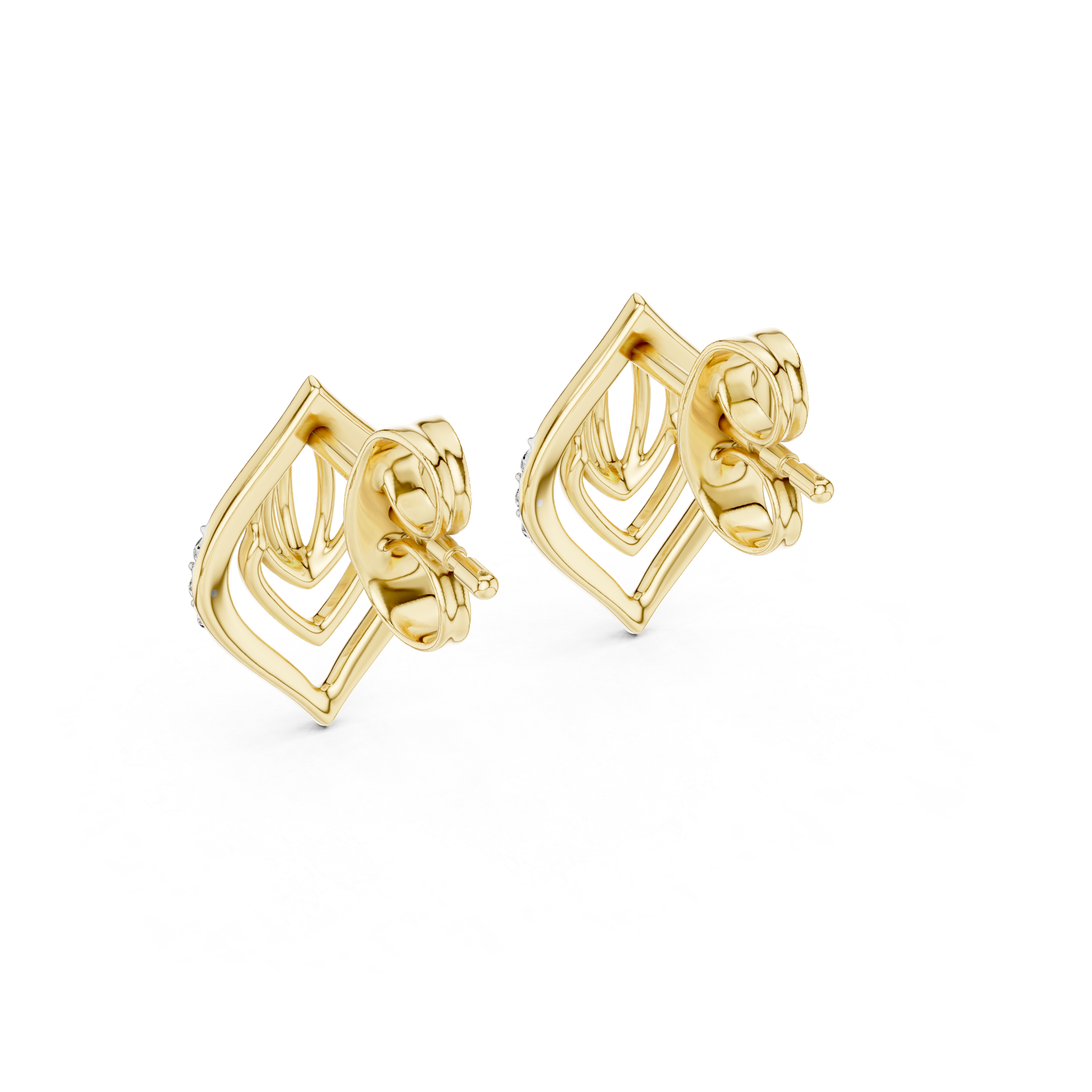 Impeccable Lab grown diamond Earrings motif
