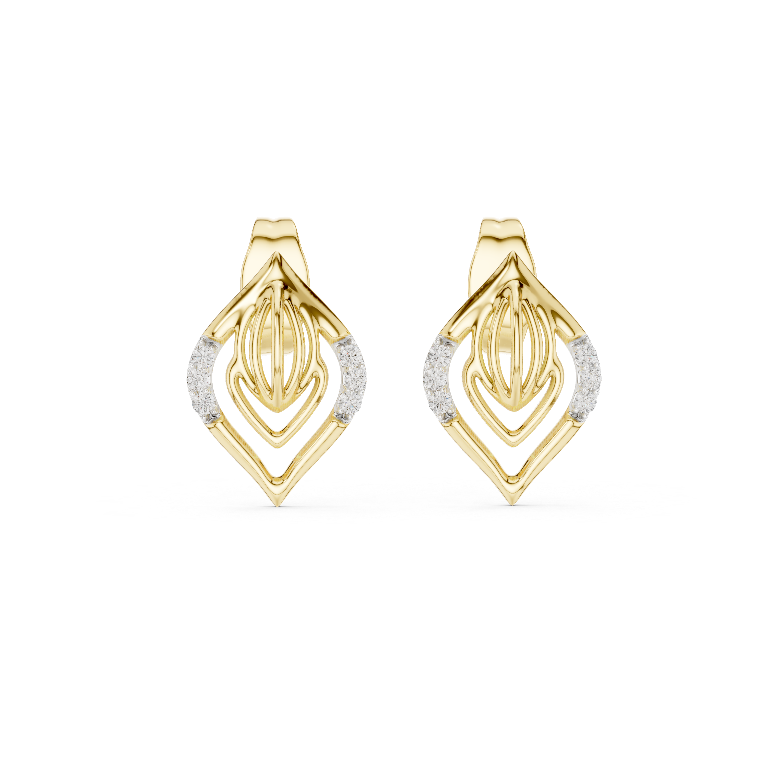 Impeccable Lab grown diamond Earrings motif